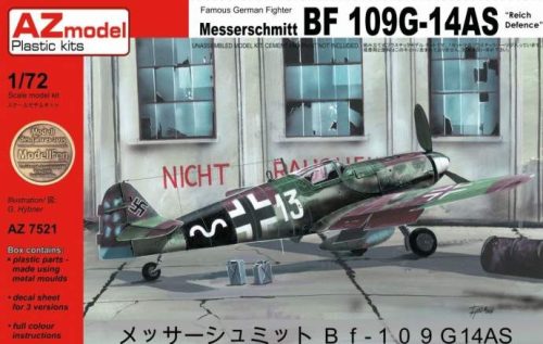 AZ Model - 1:72 Messerschmitt Bf 109G-14AS ”Reich Defense”