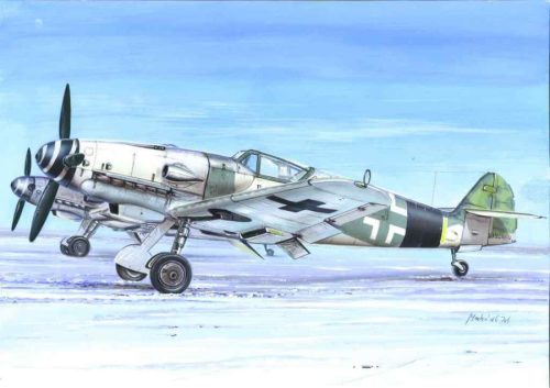 AZ Model 1:72 Bf 109K-4 „Kurfürst“ repülő makett