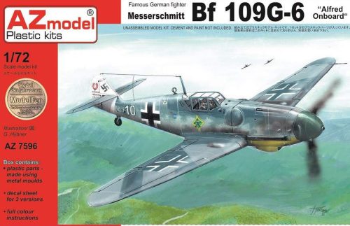 AZ Model 1:72 Bf 109G-6 „Alfred Onboard“ repülő makett
