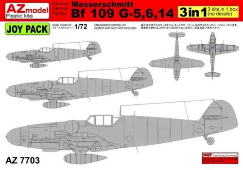 AZ Model - 1:72 Messerschmitt Bf-109G-5. G-6, G-14 ”Joy Pack”