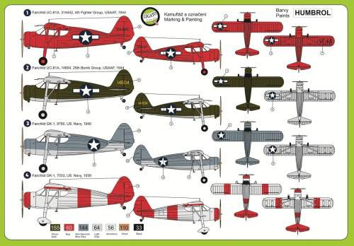 AZ Model Legato 1:72 FAIRCHILD UC-61 FORWARDER AZL7232