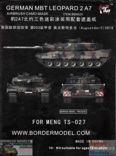 Border Model 1:35 Leopard 2 A7 camo