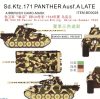 Camo-mask of PANTHER A/G 1:35 Disc three color camouflage