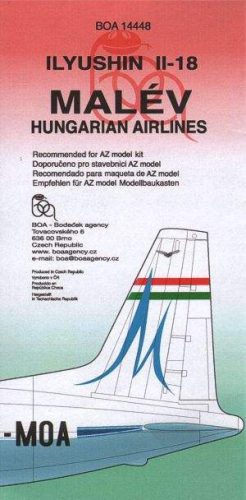 Boa decals Ilyushin IL-18 MALEV HUNGARIAN Airlines HA-MOA/C/F