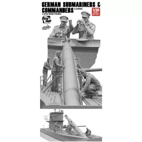   Border Model 1:35 German Submarines & Commanders (Loading) 5 pcs Resin Figures