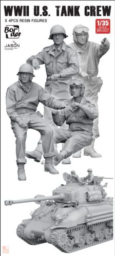 Border model BR007 1:35 WW II U.S Tank Crew scale model kit
