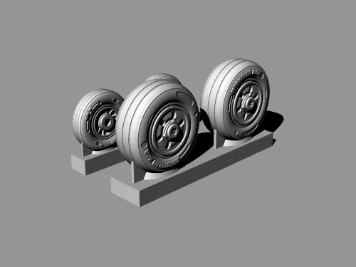 Brengun 1:72 FA-18 EF Super Hornet Wheels