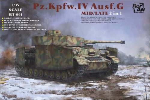 Border Model 1:35 Panzer IV Ausf.G Mid/Late 2in1