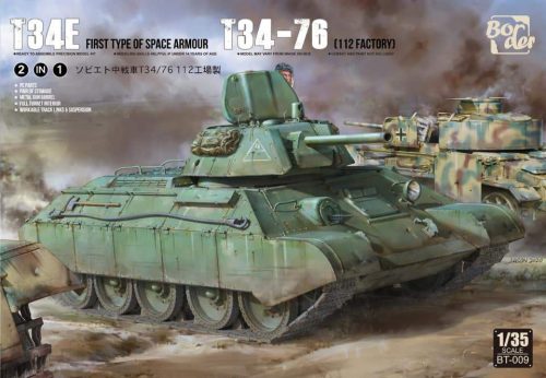 Border Model 1:35 T-34 screened (type 1) &T-34-76