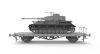 Border Model 1:35 Pz.Kpfw.IV Ausf.J EarlyMid & Rail Way Flatbed Ommr
