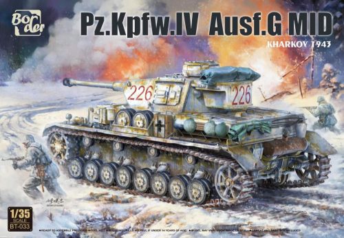 Border model BT033 1:35 Panzer IV Ausf.G mid (Kharkov)