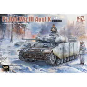 Border Model 1:35 Pz.Bef.Wg.III Ausf.K w/ Shurzen 2 in 1
