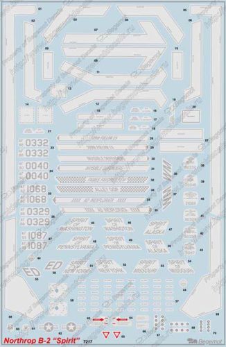 Begemot 1:72 Northrop B-2 'Spirit' Stealth bomber
