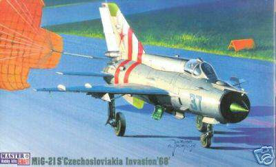 Mistercraft 1:72 MIG-21S Czechoslovakia Invasion 68