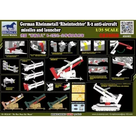   Bronco Models 1:35 German Rheinmetall'Rheintochter R-2 anti-aircraft missiles a.launcher
