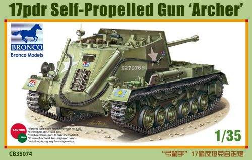 Bronco Models 1:35 17pdr Self-Propelled Gun 'Archer'