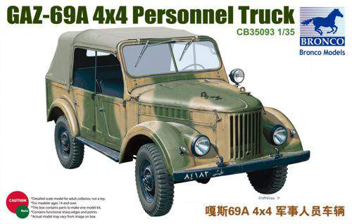 Bronco Models 1:35 GAZ-69A 4×4 Personnel Truck