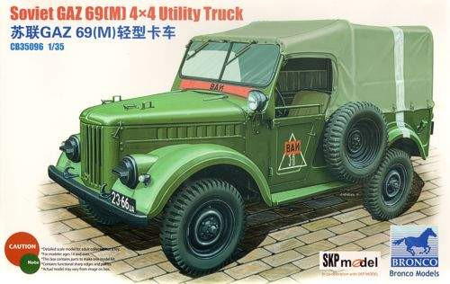 Bronco Models 1:35 Russian GAZ-69(M) 4x4 Utility Truck