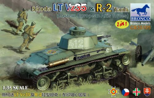 Bronco 1:35 Skoda LT Vz35 & R-2 Tank 2in1 (Eastern European Axis Forces)