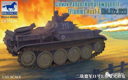 Bronco 1:35 German Panzerkampfwagen II Flamm Ausf. E (Sd.Kfz. 122)