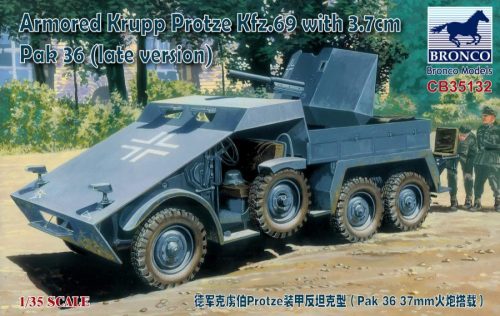 Bronco 1:35 Armored Krupp Protze Kfz.69 with 3.7cm Pak 36 (late version)