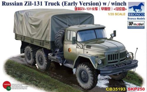 Bronco Model 1:35  Russian Zil-131 Truck (Early Version)