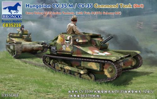 Bronco 1:35 Hungarian CV-35.M/CV-35 Command Tank (2in1)