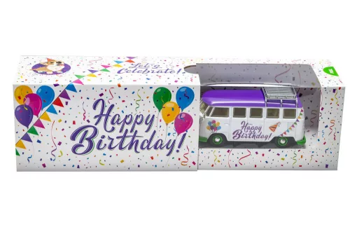 Corgi 1:43 Volkswagen Campervan Happy Birthday