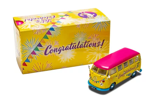 Corgi 1:43 Volkswagen Campervan Congratulations