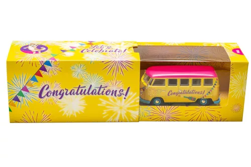 Corgi 1:43 Volkswagen Campervan Congratulations