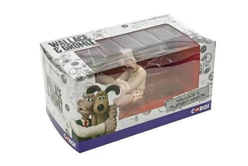 Corgi Wallace & Gromit - The Wrong Trousers - Wallace & Flatbed Wagon