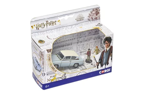 Corgi 1:43 Harry Potter - Enchanted Ford Anglia w/Harry and Ron figures