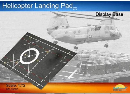 Helicopter landing Pad2 (helikopter leszálló fedélzet) in 1:72