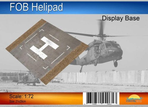 FOB Helipad display base (helikopter leszállóhely) in 1/72