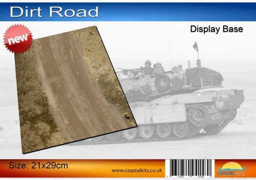 Dirt road display base (koszos út dioráma alap) 
