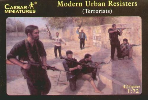 Caesar Miniatures 1:72 - Modern Urban Resisters (Terrorists)