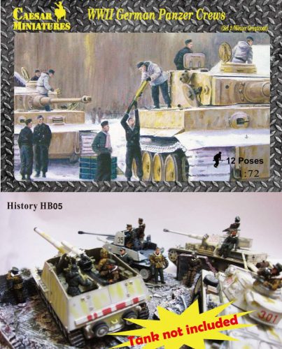 Caesar Miniatures 1:72 WWII German Panzer Crews (Sets 2)
