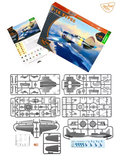 Clear Prop Models 1:48 I-16 type 5 In Finnish Service
