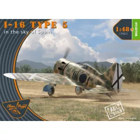   Clear Prop Models 1:48 I-16 type 5 (in the sky of Spain early version)