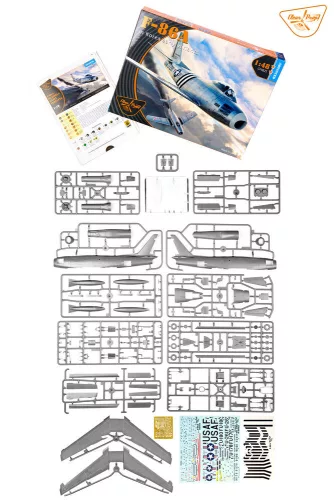 Clear Prop Models 1:48 F-86A in Korea early variants