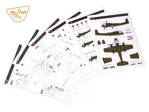 Clear Prop Models 1:72 OV-1 A/JOV-1A Mohawk