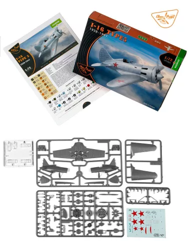 Clear Prop Models 1:72 I-16 type 5 (1938-1941)