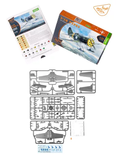 Clear Prop Models 1:72 I-16 type 5 In Finnish Service