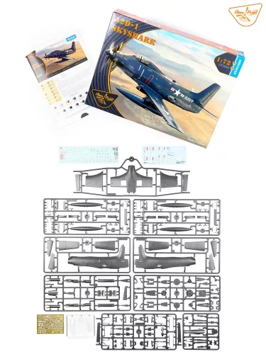 Clear Prop Models 1:72 A2D-1 Skyshark