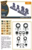 Clear Prop Accessories 1:32 Lynx wheel set for Revell kits