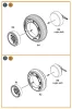 Clear Prop Accessories 1:32 Lynx wheel set for Revell kits