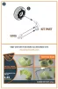 Clear Prop Accessories 1:35 CH-54A Tarhe wheel set for ICM kits