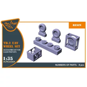 Clear Prop Accessories 1:35 TB.2 wheel set