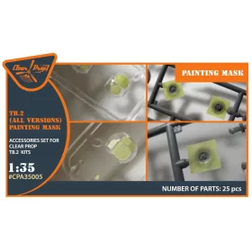 Clear Prop Accessories 1:35 TB.2 painting mask for CP kits