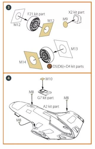 Clear Prop Accessories 1:35 TB.2 painting mask for CP kits